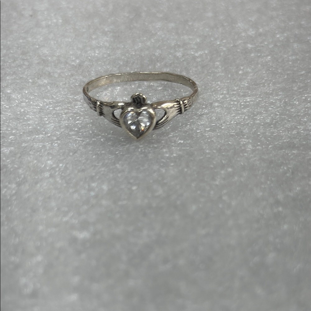 Sterling Silver Heart Ring - image 1